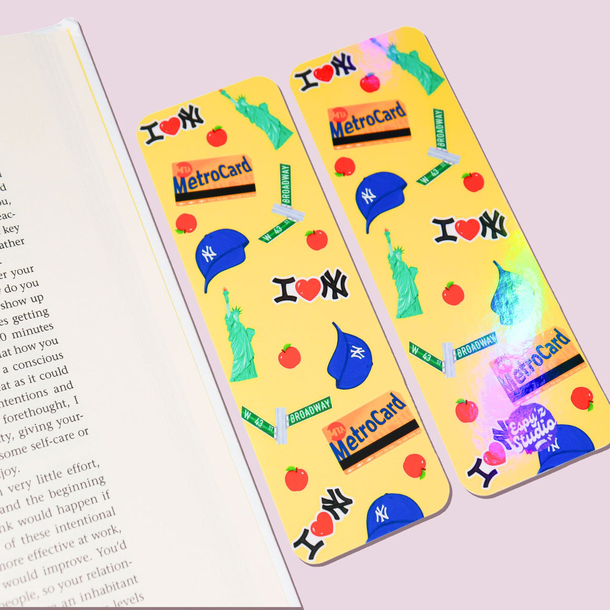 Yellow NYC Icon Bookmark
