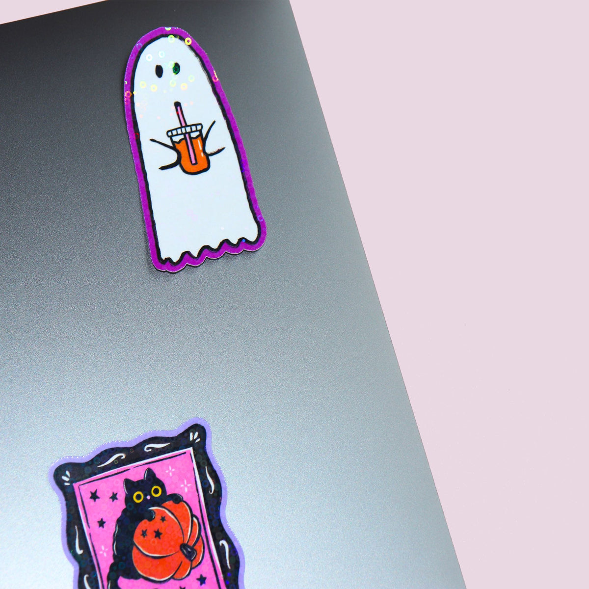 Coffee Lovin Ghost Sticker