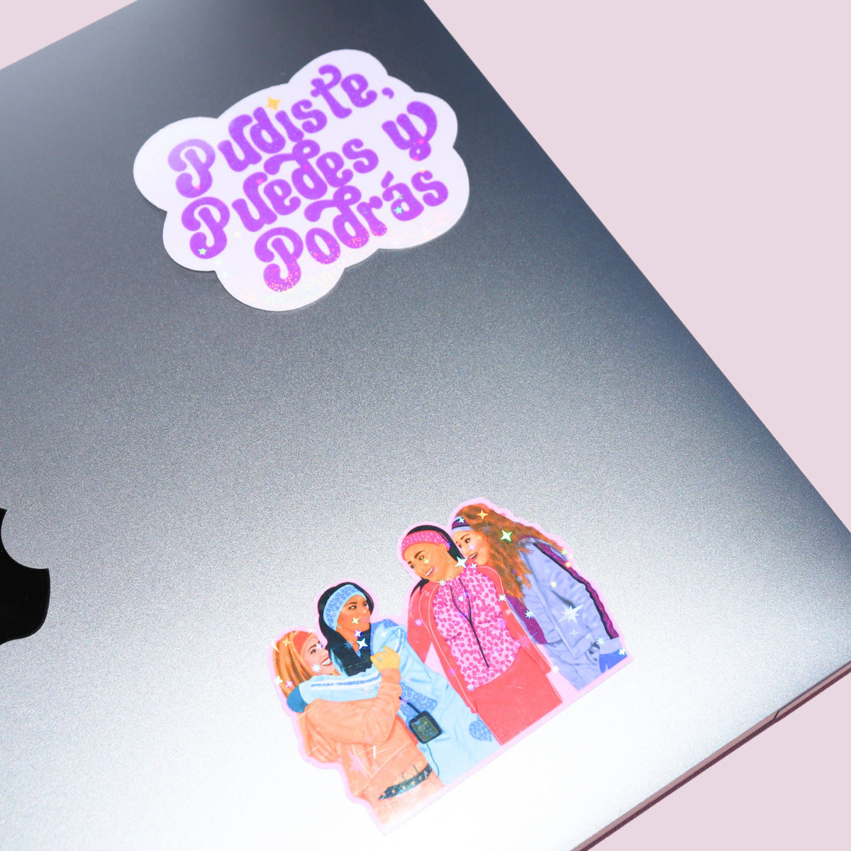 Holographic Purple Pudiste Puedes Y Podrás Sticker