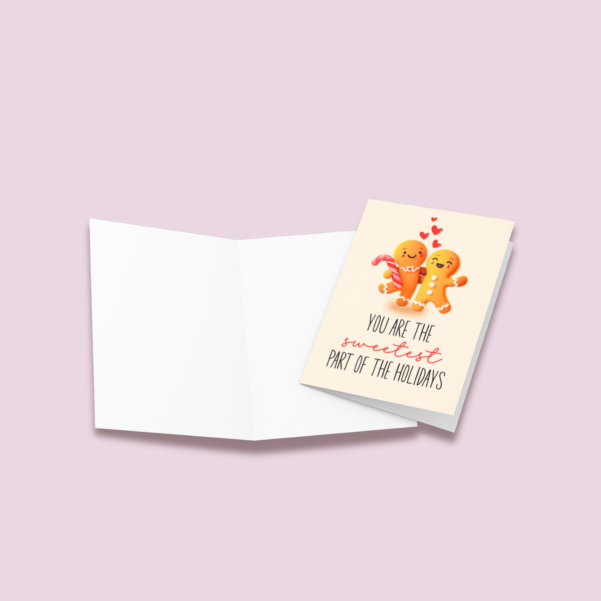 Gingerbread Love Christmas Card