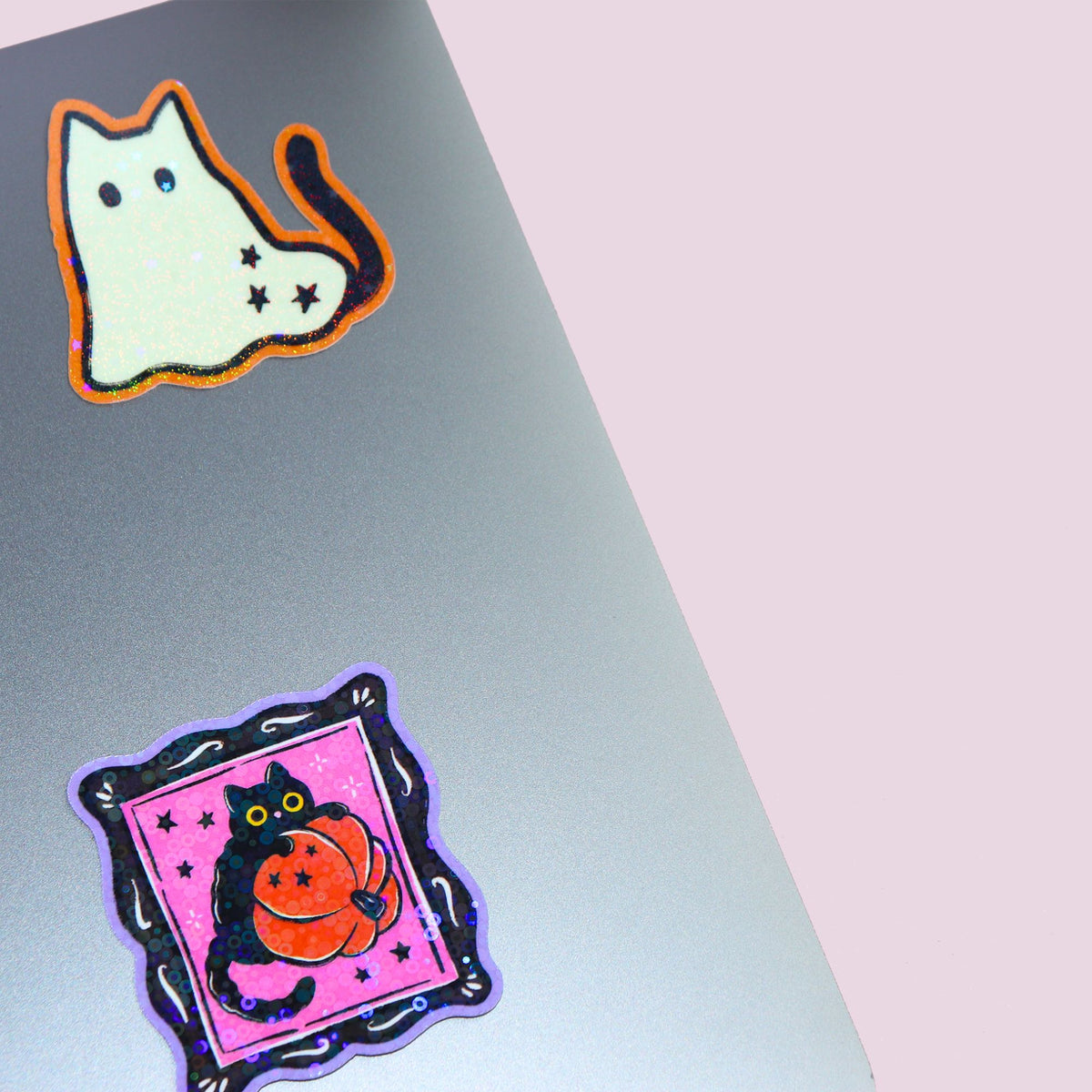 Ghost Cat Glow In The Dark Sticker