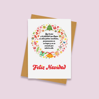 Feliz Navidad Christmas Card