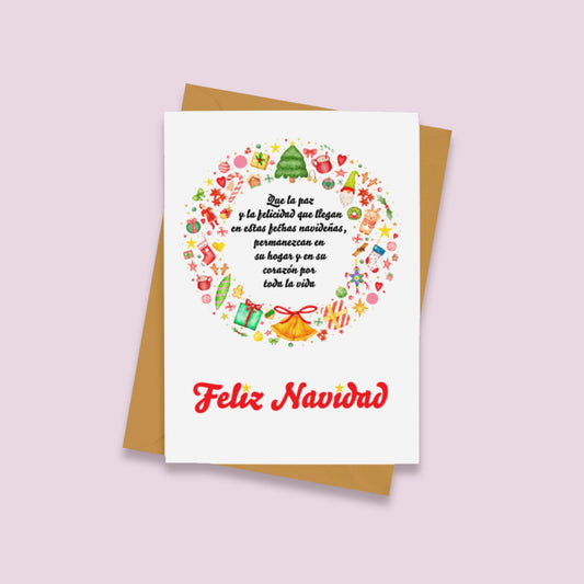 Feliz Navidad Christmas Card