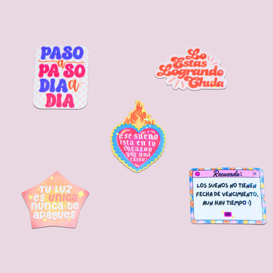 Spanish Affirmation Sticker Pack #2