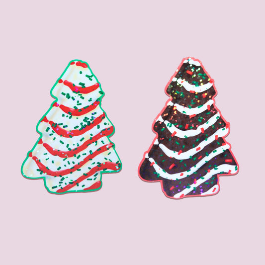 Christmas Tree Cake Sticker