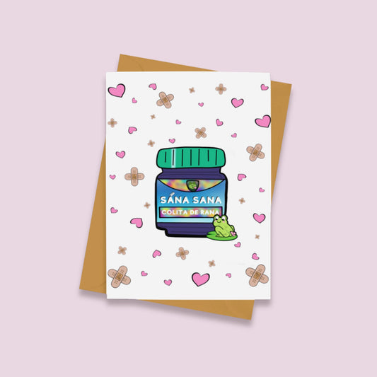 Sana Sana Colita De Rana Get Well Card