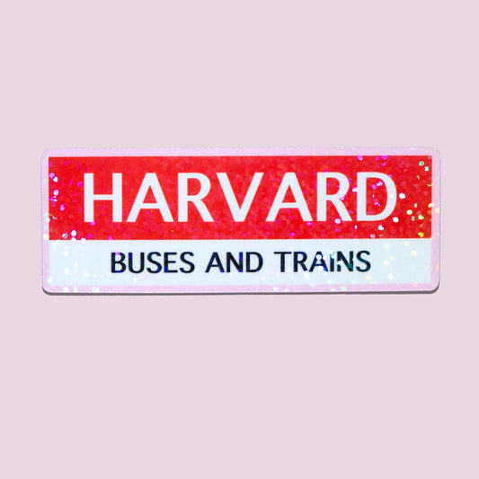 Harvard Buses & Trains Sticker
