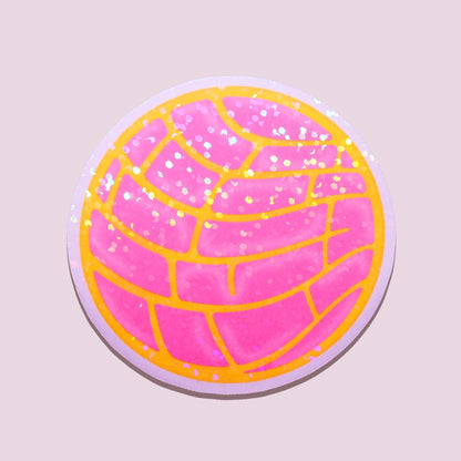 Pink Concha Sticker