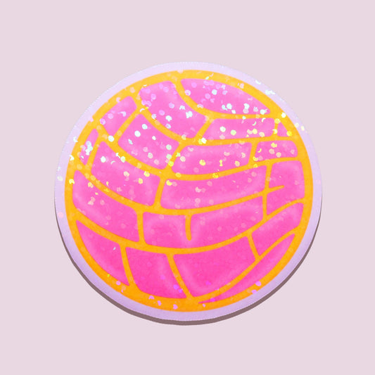 Pink Concha Sticker