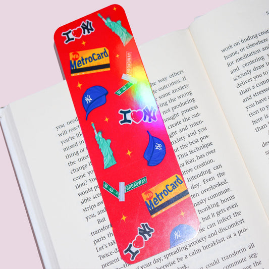 Red NYC Icon Bookmark