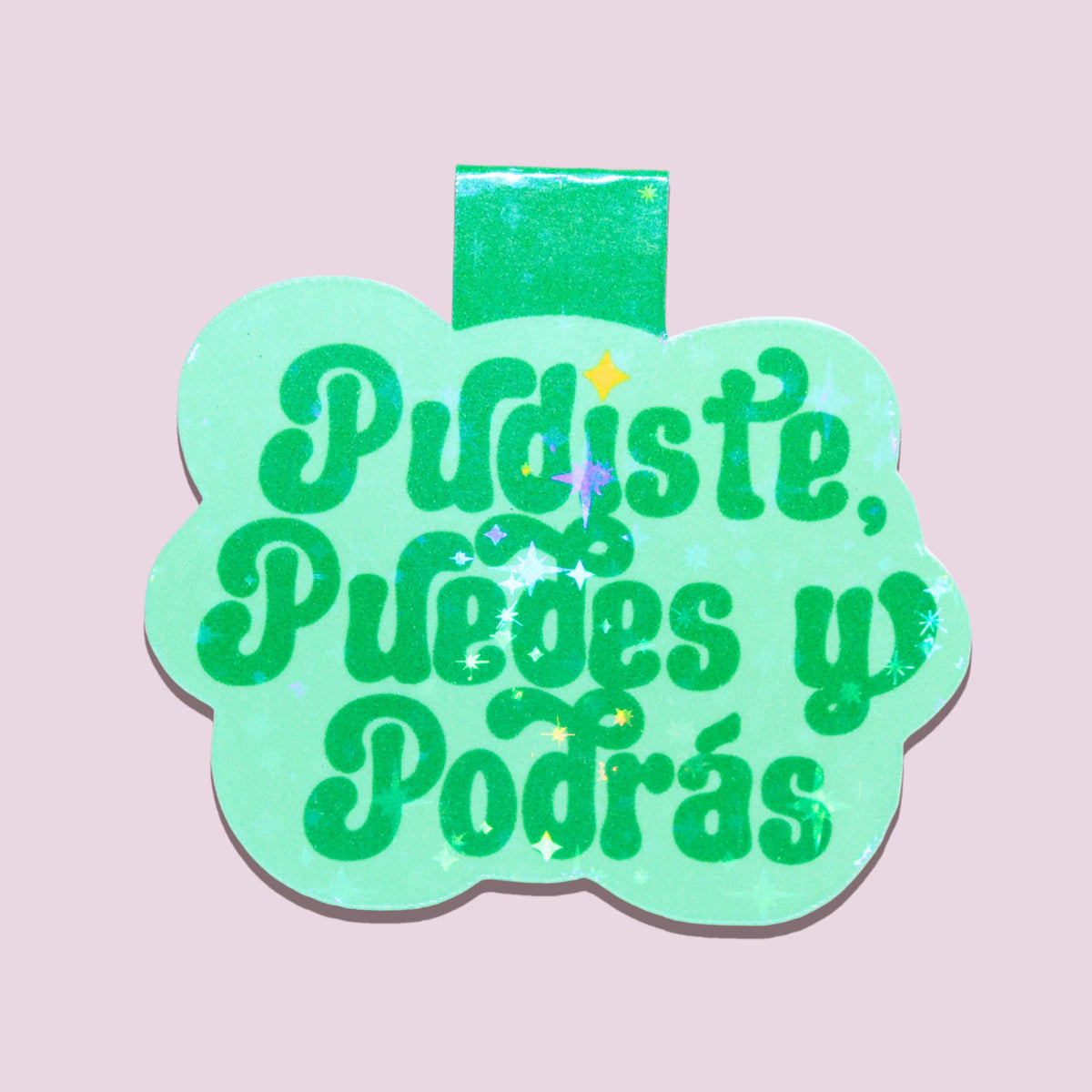 Green Pudiste Magnetic Bookmark