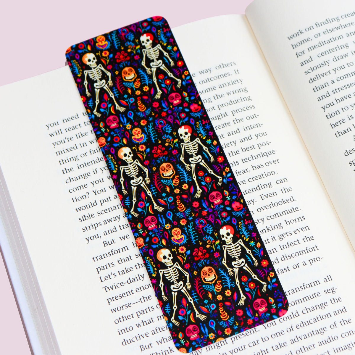 Colorful Day of The Dead Bookmark