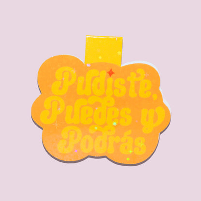 Yellow Pudiste Magnetic Bookmark