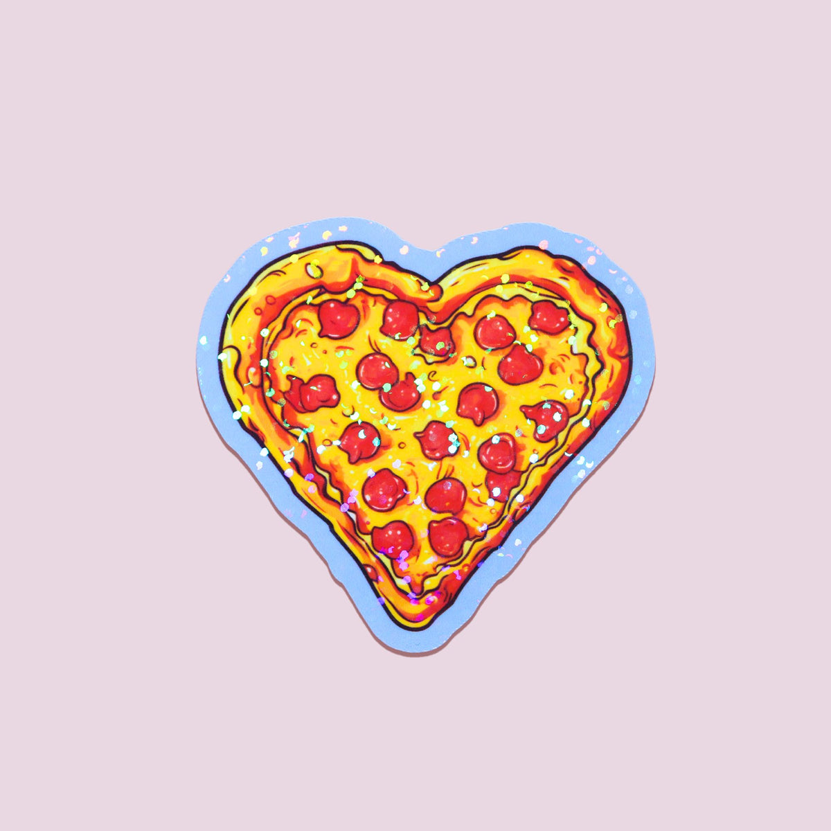 Pizza My Heart Sticker