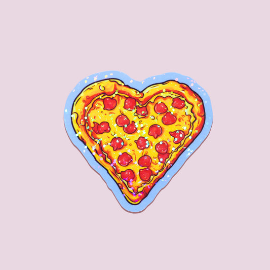 Pizza My Heart Sticker