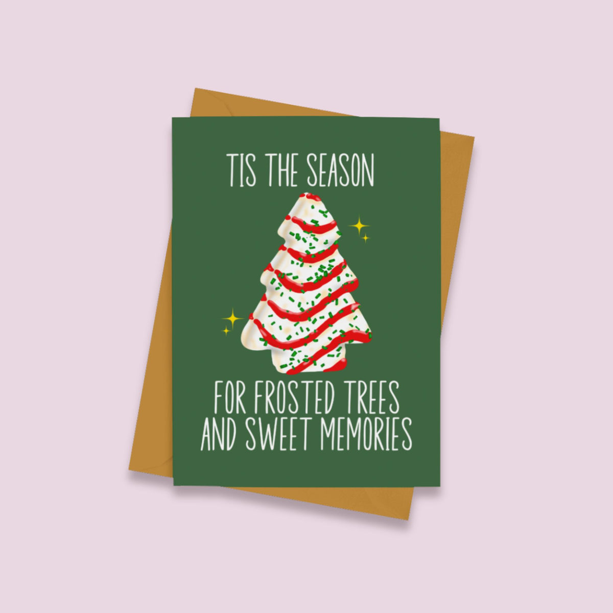 Christmas Tree Cake Card