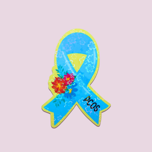 PCOS Ribbon Sticker