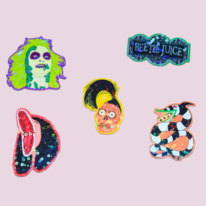 Retro Spooky Movie Sticker Pack