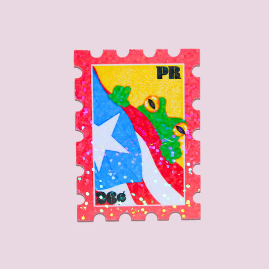 Puerto Rico Stamp Sticker