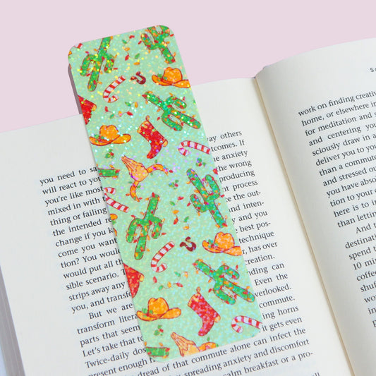 Western Christmas Bookmark