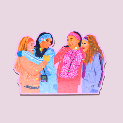 Cheetah Sisters Sticker