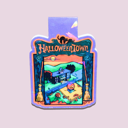 Spooky Town Magnetic Bookmark
