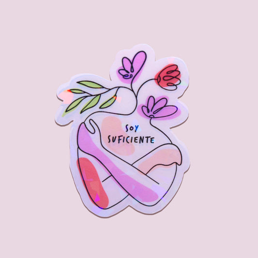 Soy Suficiente Sun Catcher Sticker