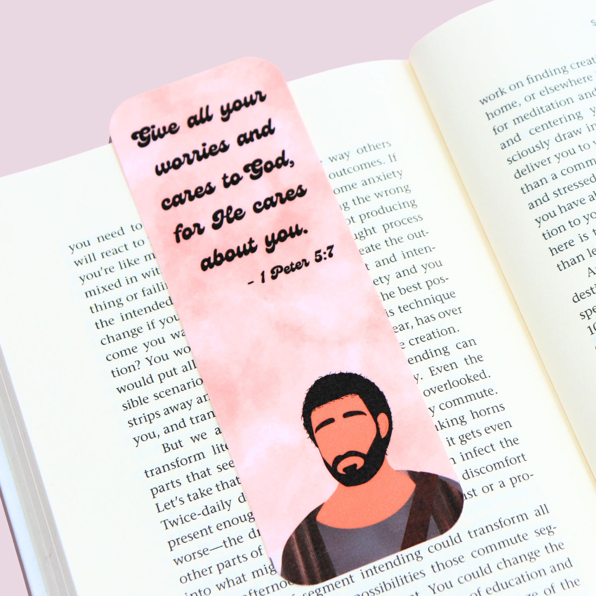 1 Peter 5:7 Scripture Bookmark