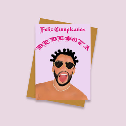 Bunny Bebe Cumpleaños Birthday Card