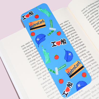 Blue NYC Icon Bookmark