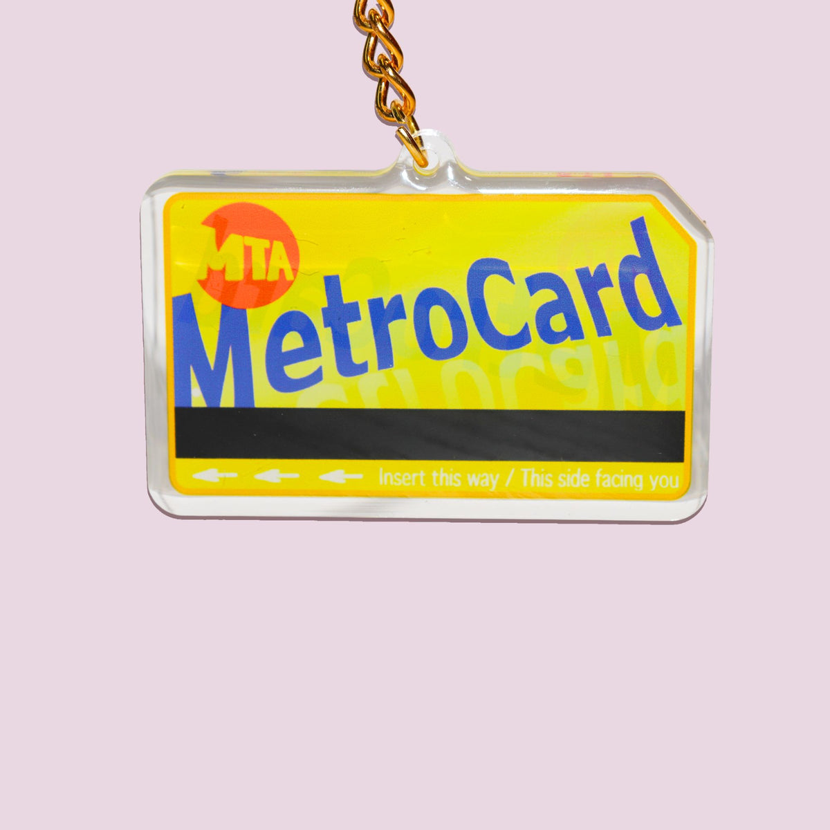 NYC Metro Card Keychain