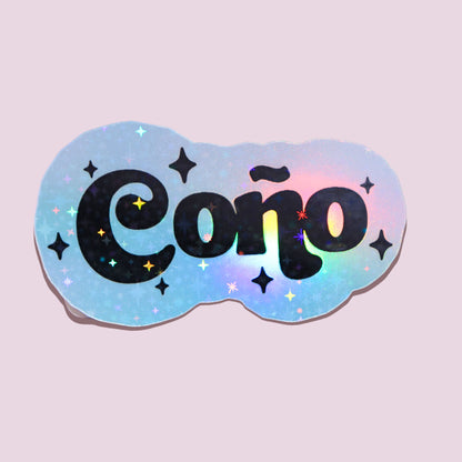 Coño Holographic Sticker