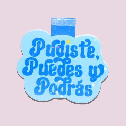 Blue Pudiste Magnetic Bookmark