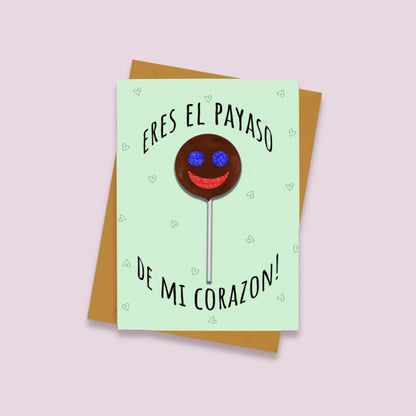 You're The Payaso De Mi Corazon Valentines Day Card