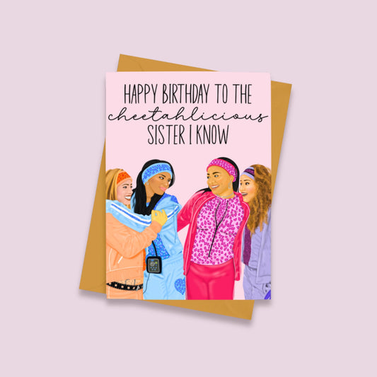 Cheetahlicious Birthday Card