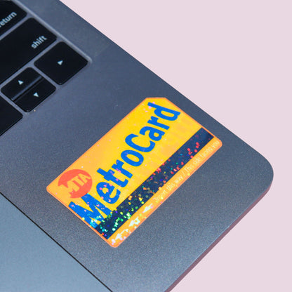 New York City Metro Card Sticker