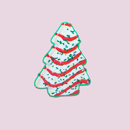 Christmas Tree Cake Sticker