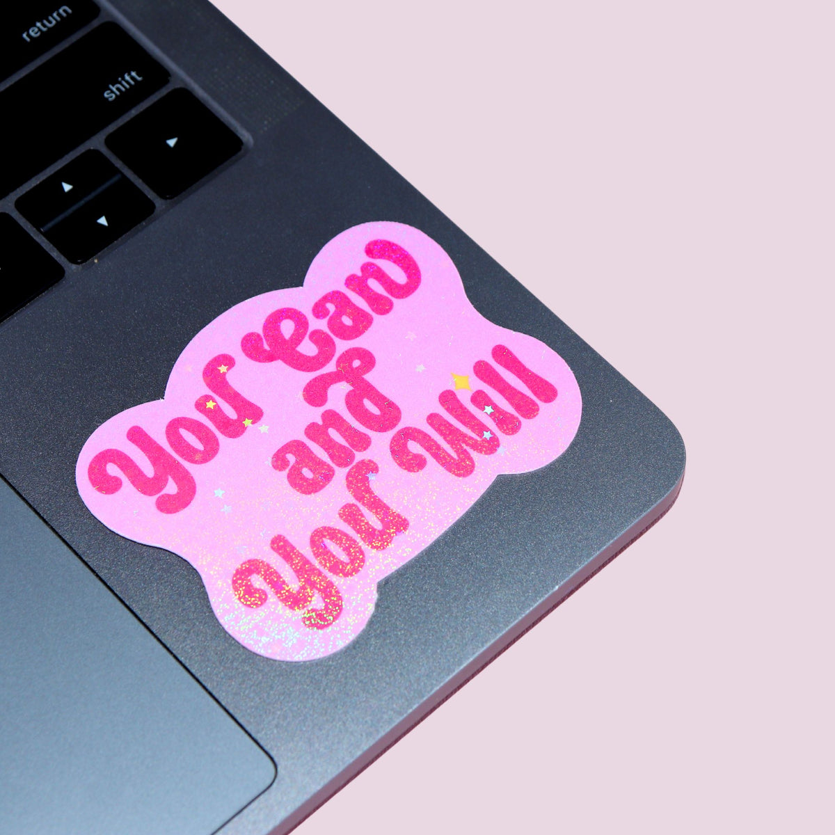 You Can and You Will Holographic Sticker