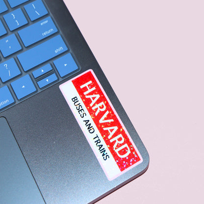 Harvard Buses & Trains Sticker