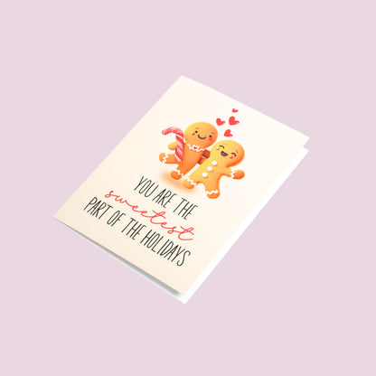 Gingerbread Love Christmas Card
