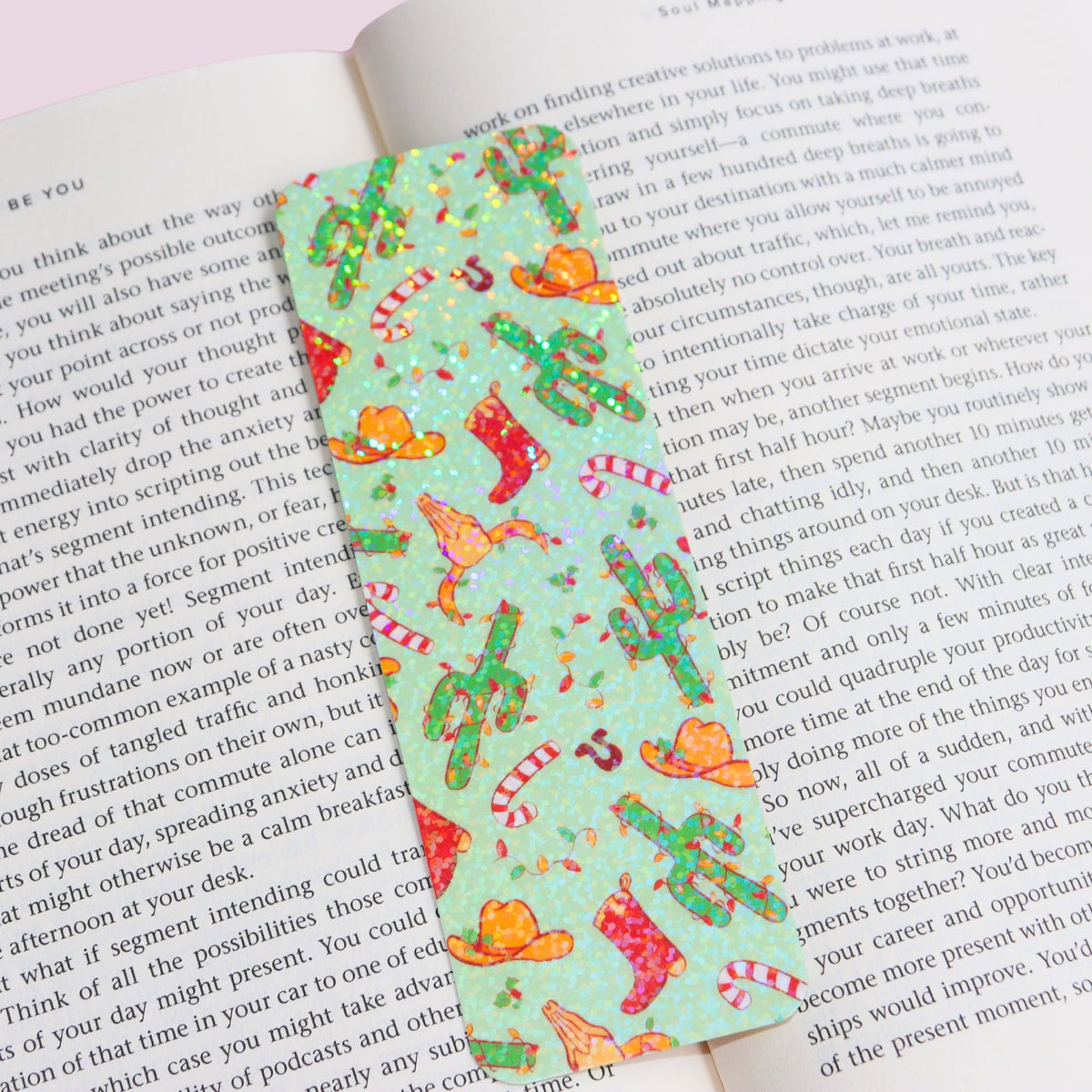 Western Christmas Bookmark