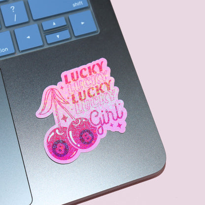Lucky Lucky Girl Sticker