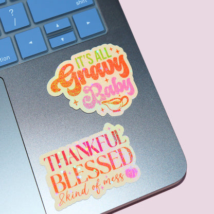 Thanksgiving Holographic Sticker Pack