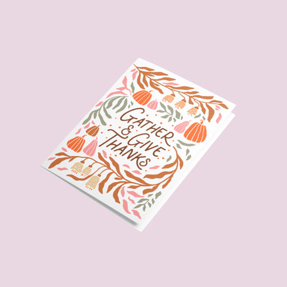 Gather & Give Thanksgiving Card