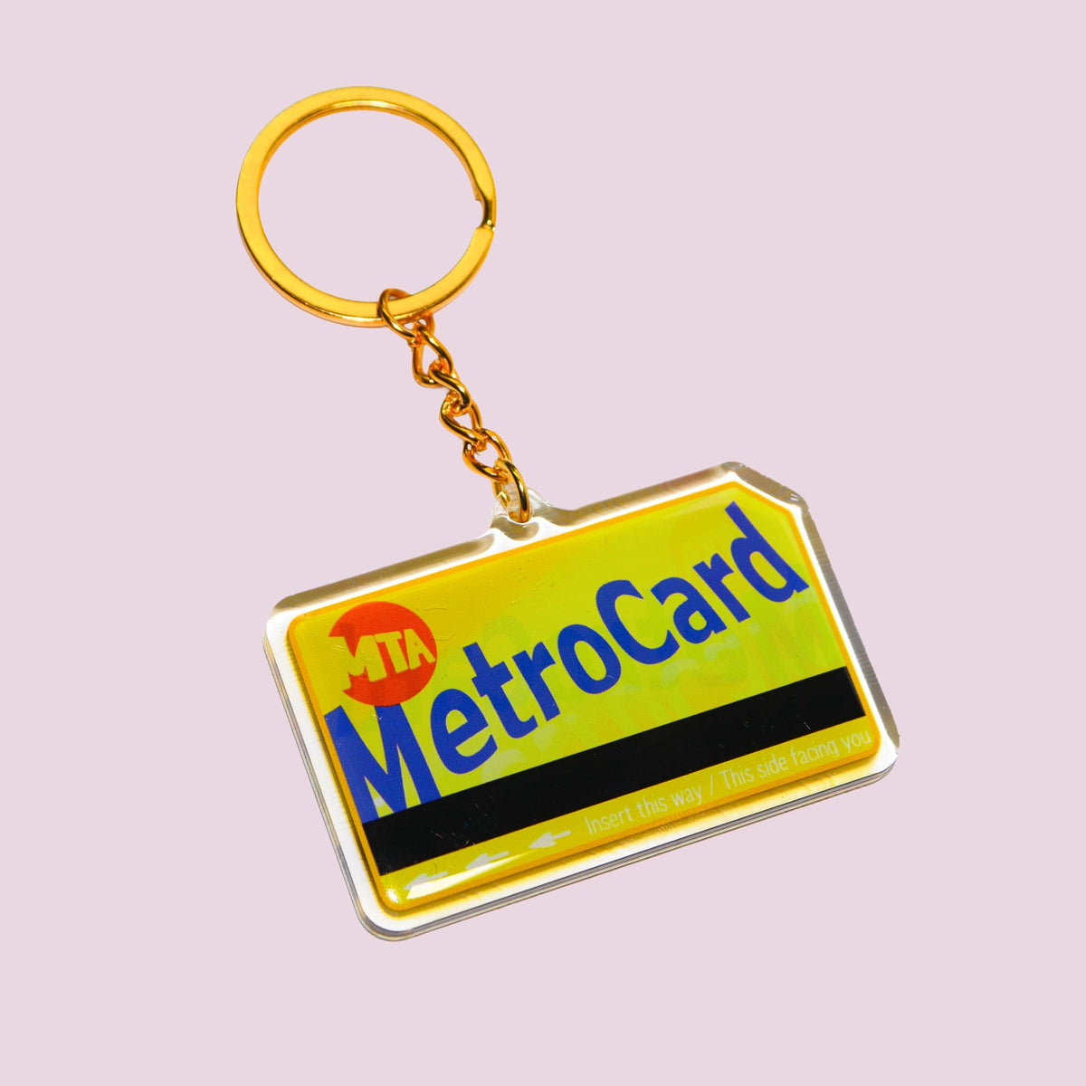 NYC Metro Card Keychain