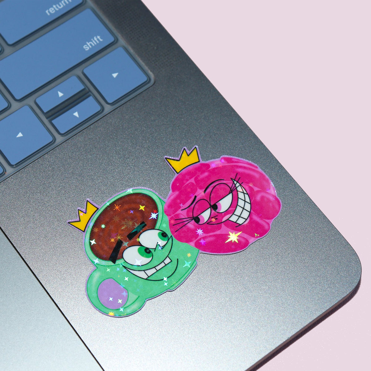 Nostalgic Cartoon Cafecito Y Concha Sticker
