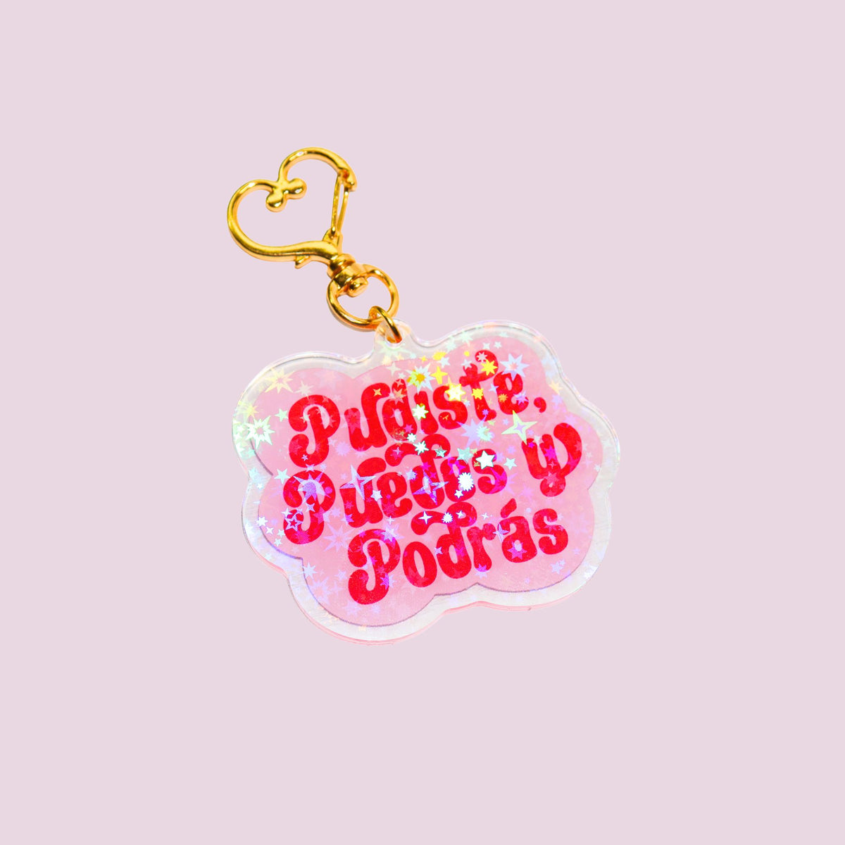 Pudiste Puedes Y Podras Acrylic Keychain