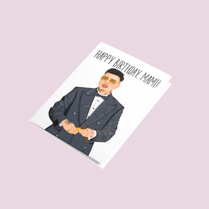 Reggaeton Happy Birthday Mami Card