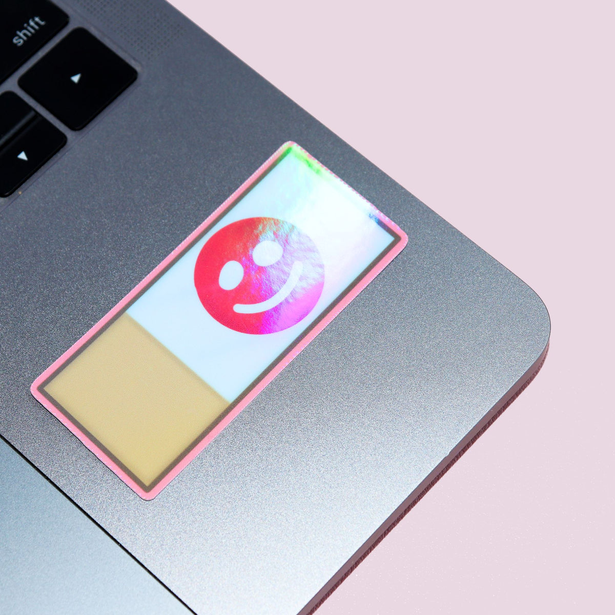 Smiley Face Blood Slide Sticker
