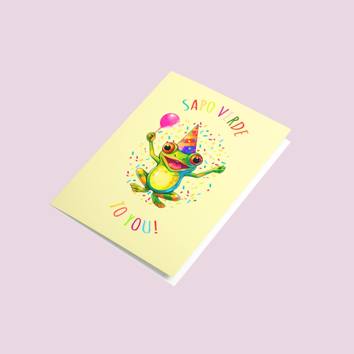 Sapo Verde To You Birthday Card